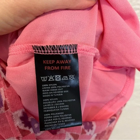 Urban Outfitters XS Dress Mesh Pink Ruched Extra Small UO - Picture 10 of 11